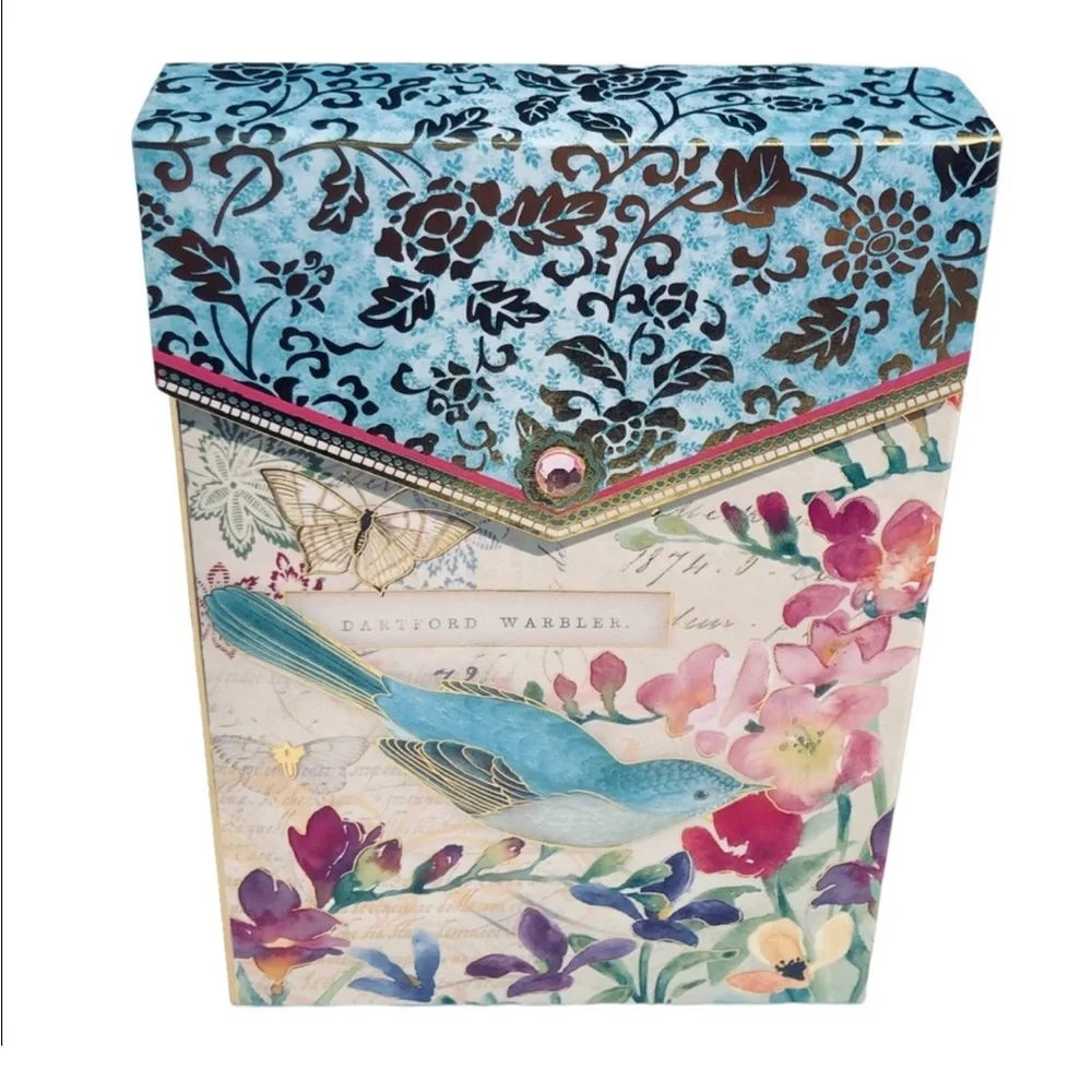 Punch Studio Bird Secret Garden Embellished *Pouch Box (97661P)